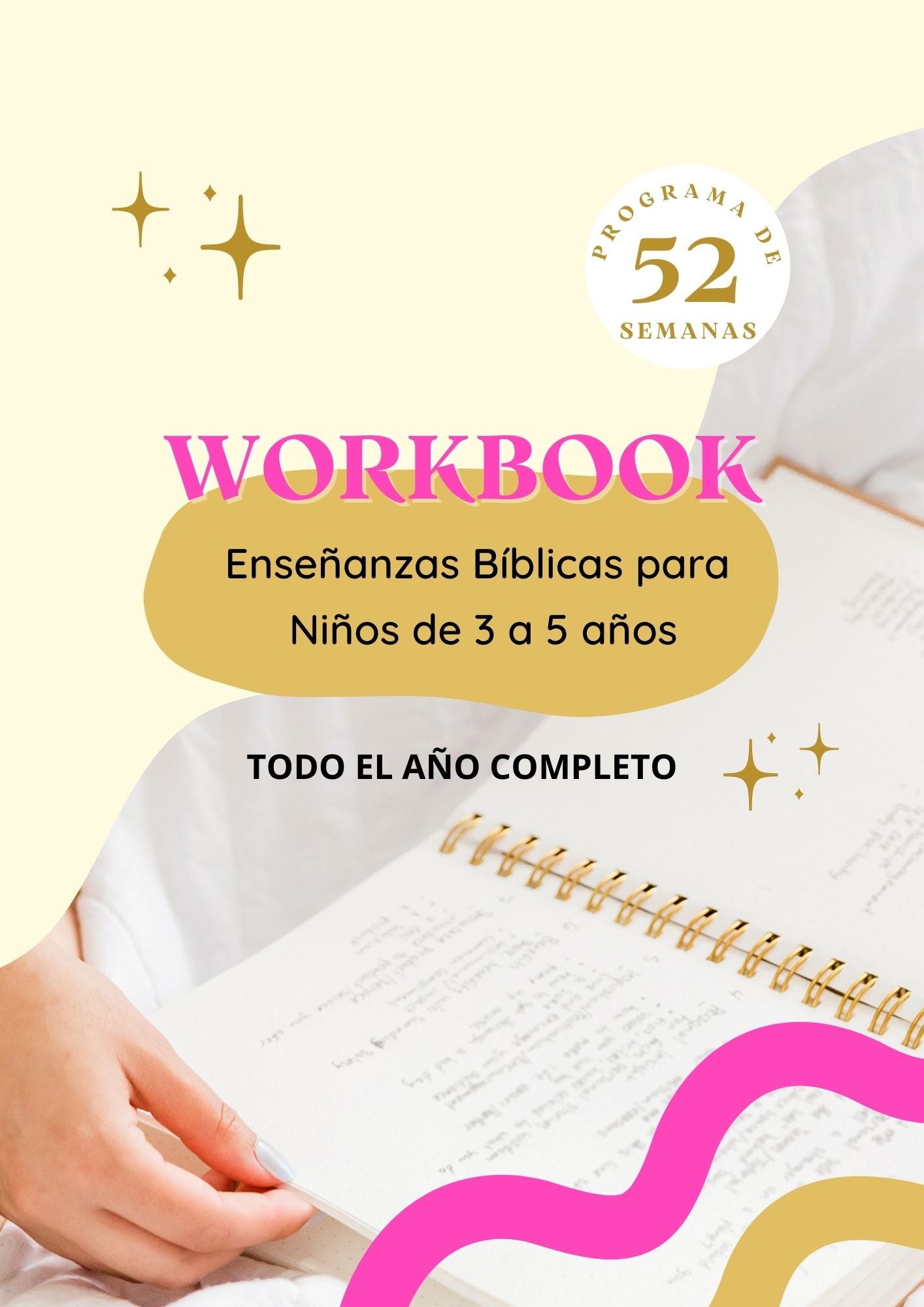 Workbook de Enseñanzas bíblicas para niños de 3 a 5 años ~ Recursos docentes